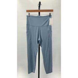 Quince Women Ultra Form High-Rise Pocket Legging Spa Blue Leggings Large — NWT
